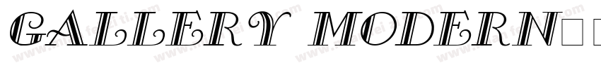 Gallery Modern字体字体转换